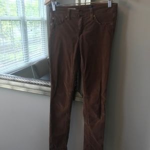 AG copper corduroy jegging